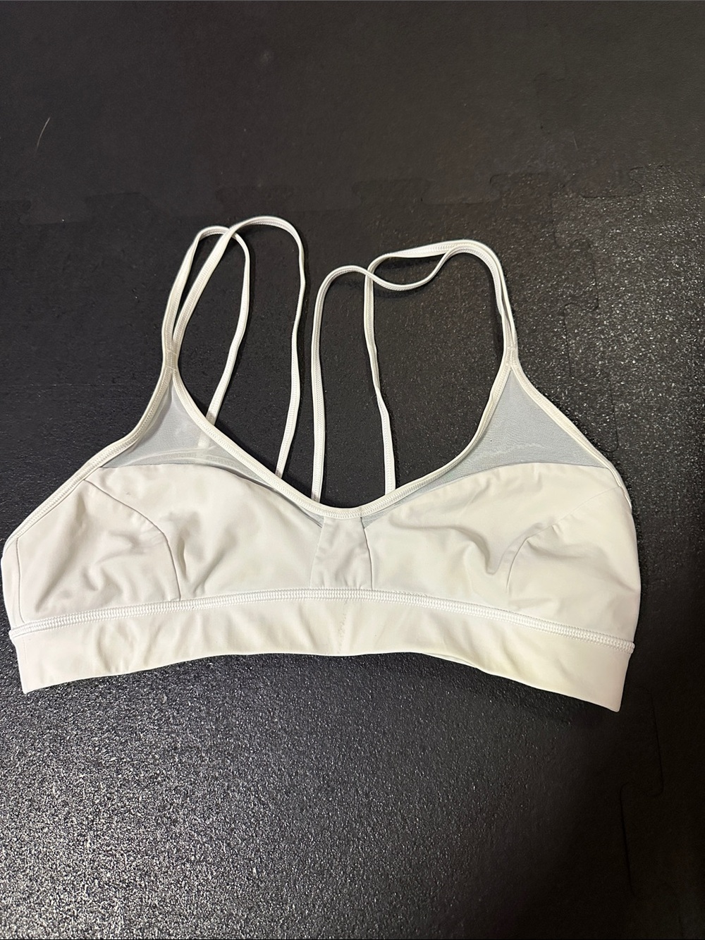 Lululemon White Bralette Size 8